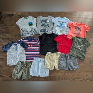 Assorted Kids T-Shirts and Shorts Set